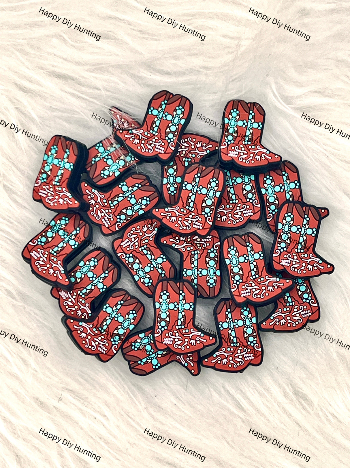 Magic Brown Boots Silicone Focal Beads Wholesale, silicone focal beads for pens