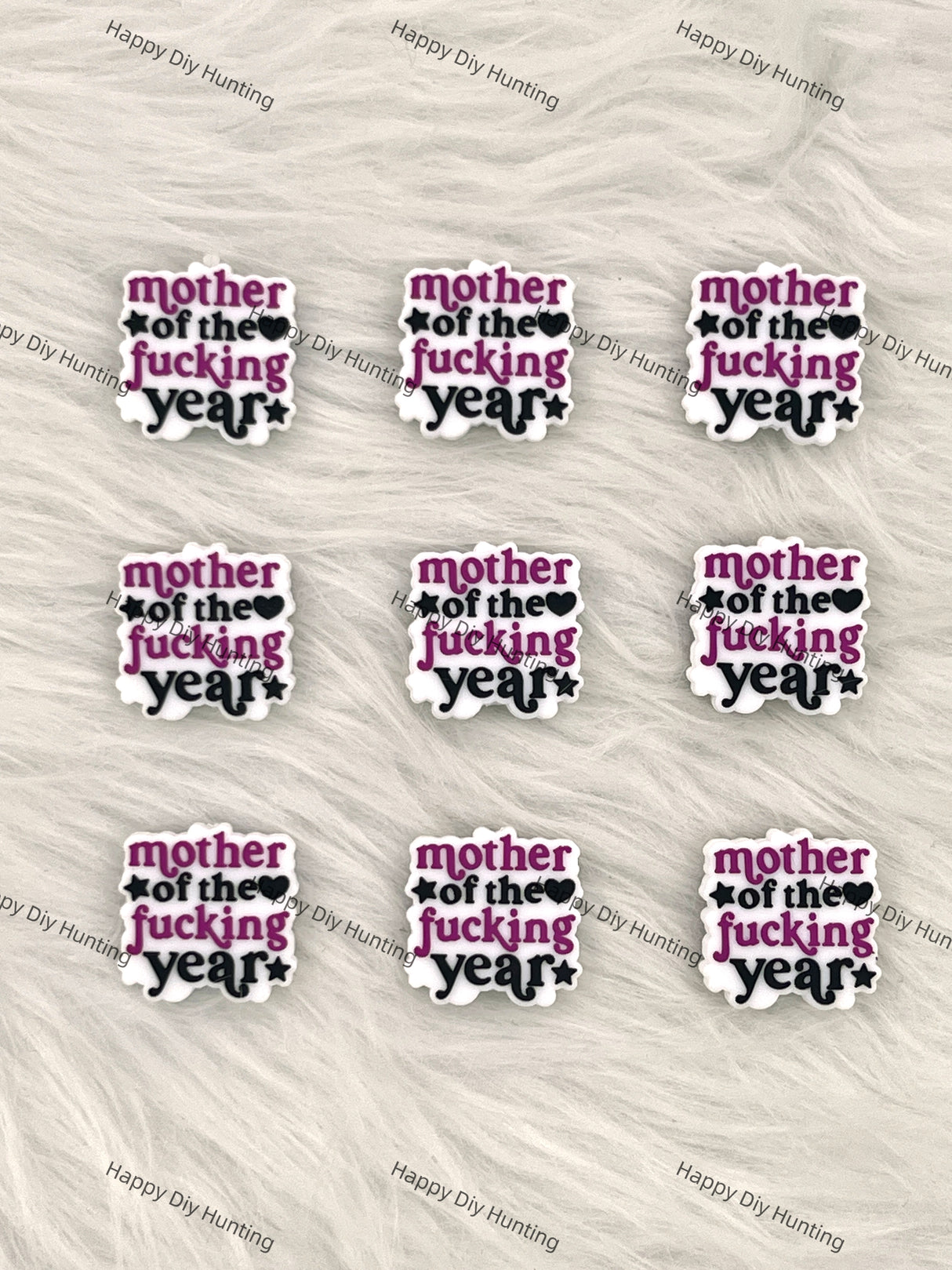 Mother Of The F*cking Year Silicone Focal Beads