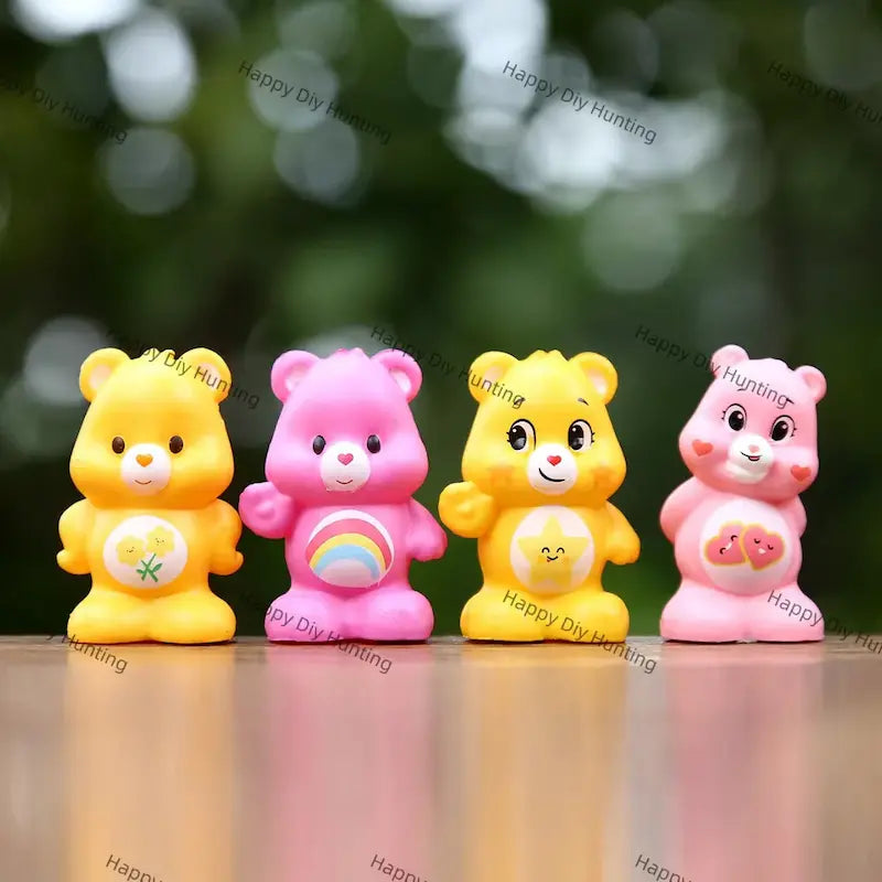 PVC Multicolor Cute Animal Mini Figure Pen Top for Handmade Craft Decoration