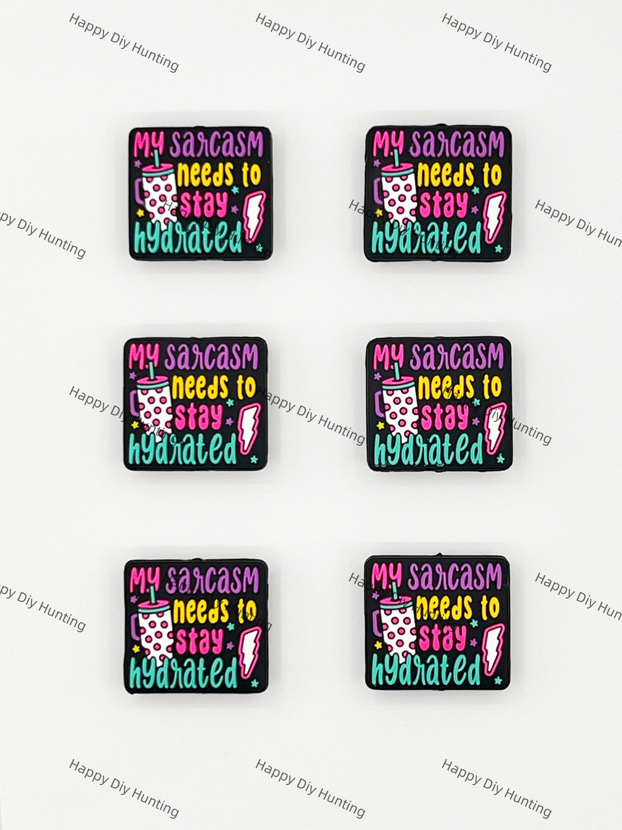 My Sarcasm Needs To Stay Hydrated Silicone Focal Beads Wholesale, silicone focal beads for pens