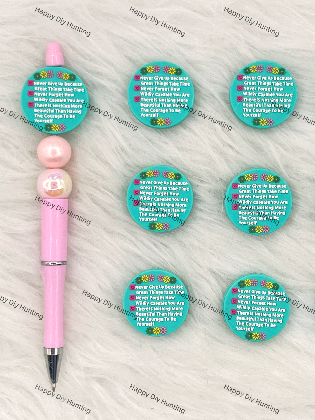 Never Give Up Because Great Things Take Time Never Forget How Wildly Capable You Are There’s Nothing More Beautiful Than Having The Courage To Be Yourself Silicone Focal Beads Wholesale, silicone focal beads for pens