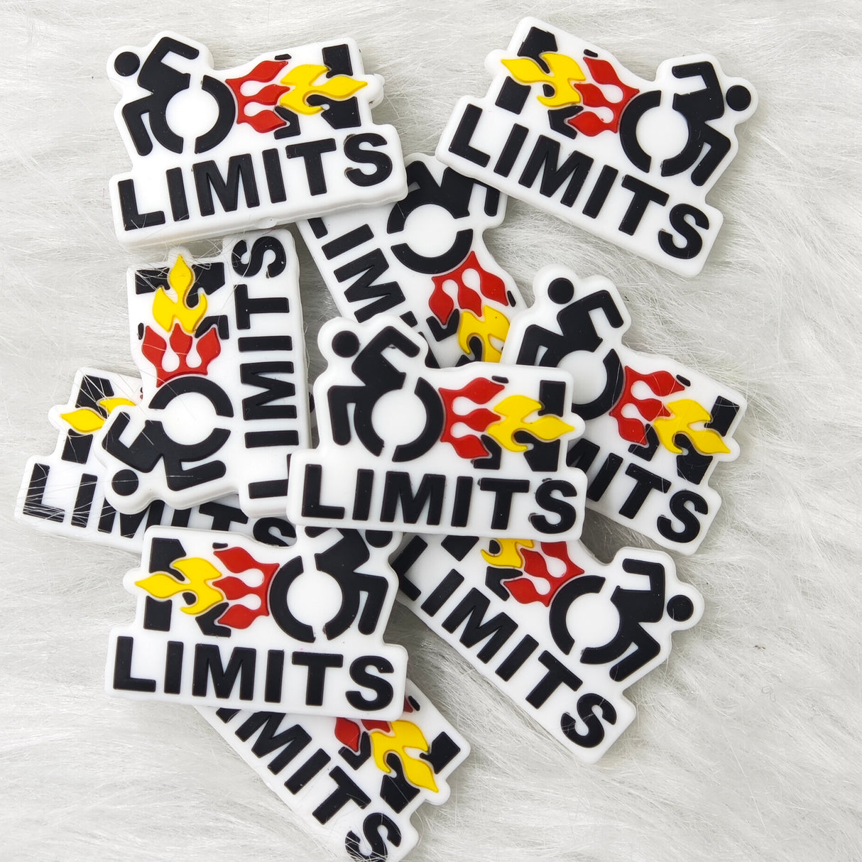 No limits Silicone Focal Beads Wholesale, Saying Focal Beads
