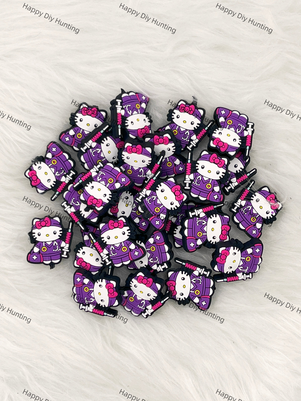 Nurse HK Cat Silicone Focal Beads Wholesale, silicone focal beads for pens