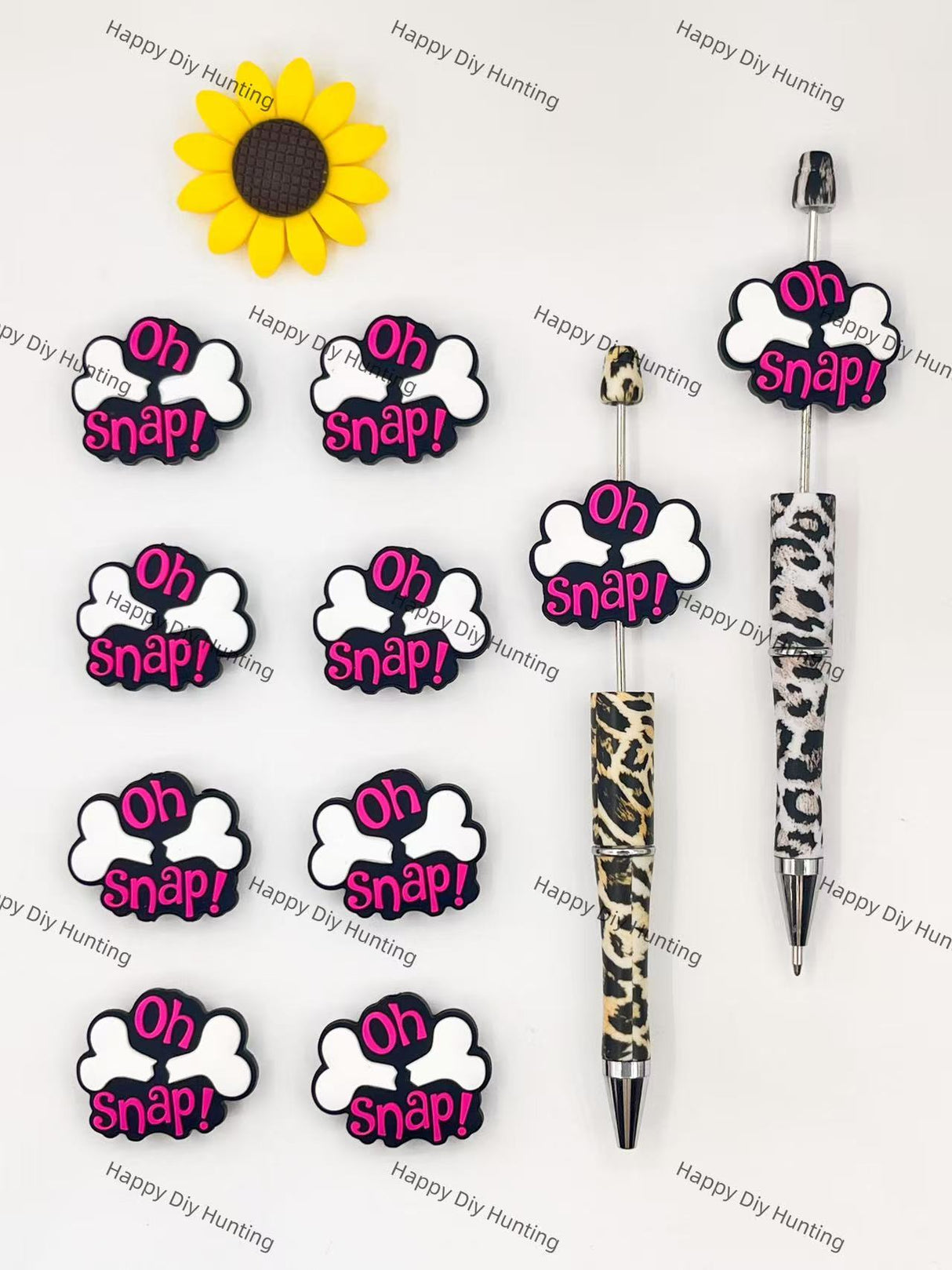 Oh Snap Silicone Focal Beads Wholesale, silicone focal beads for pens