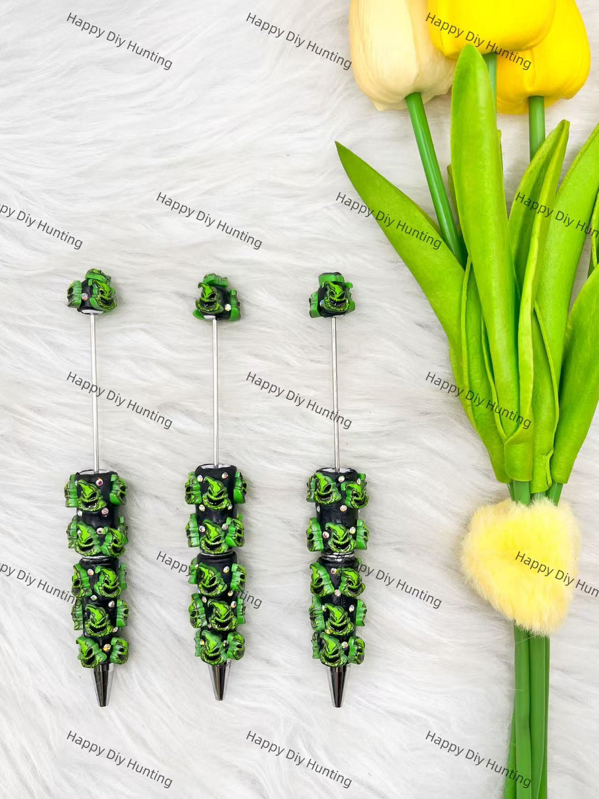 Oogie Boogie Beadable Pen | Premium DIY Stationery Decor Supplies