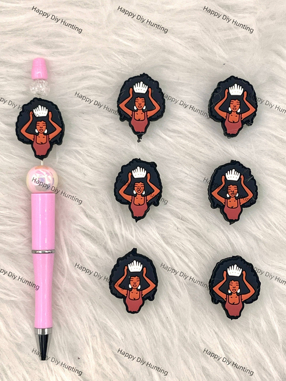 Queen Silicone Focal Beads Wholesale, silicone focal beads for pens