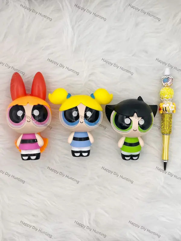 PPG Girl Character Pen Topper