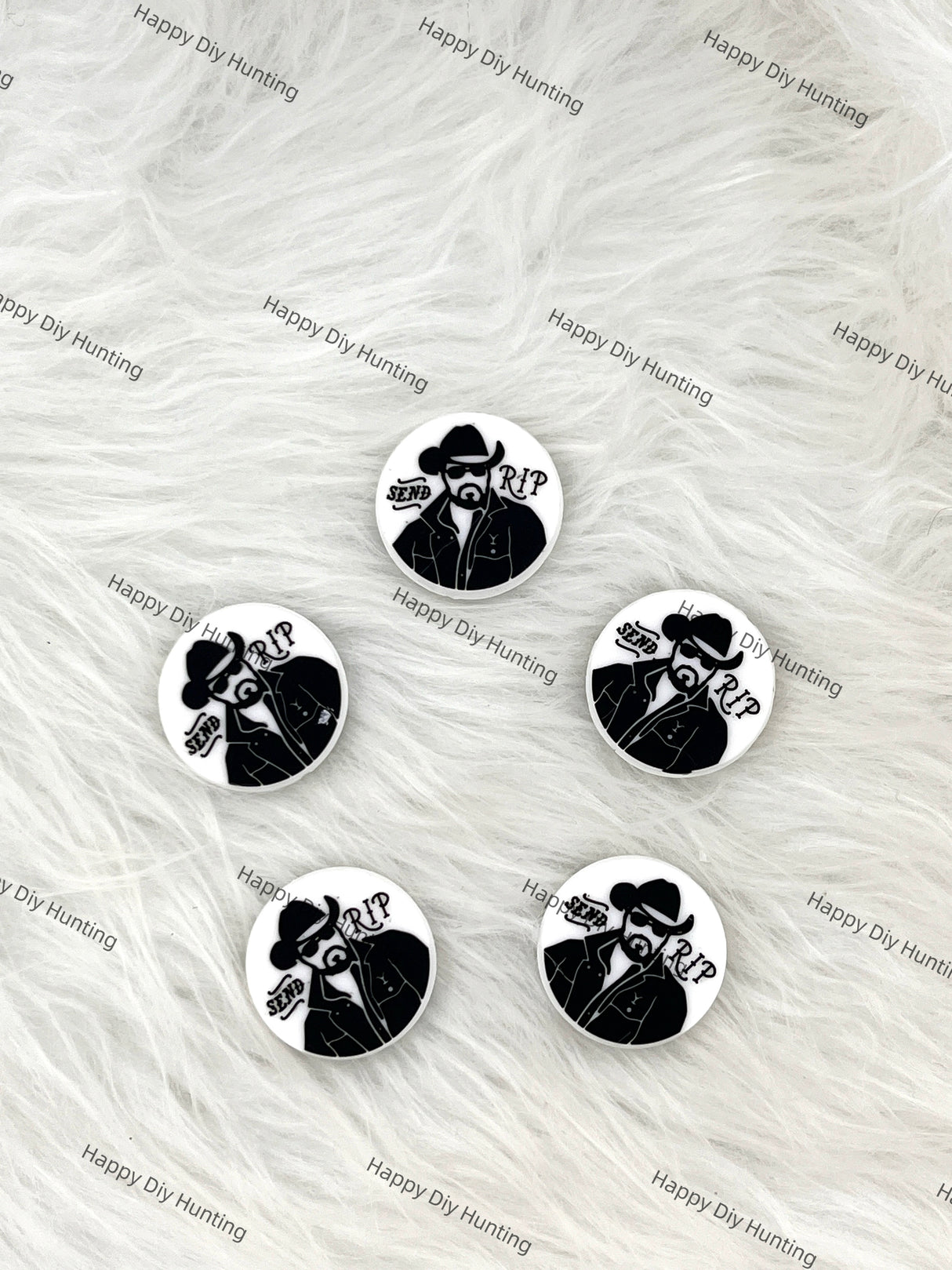 SEND RIP Silicone Focal Beads Wholesale