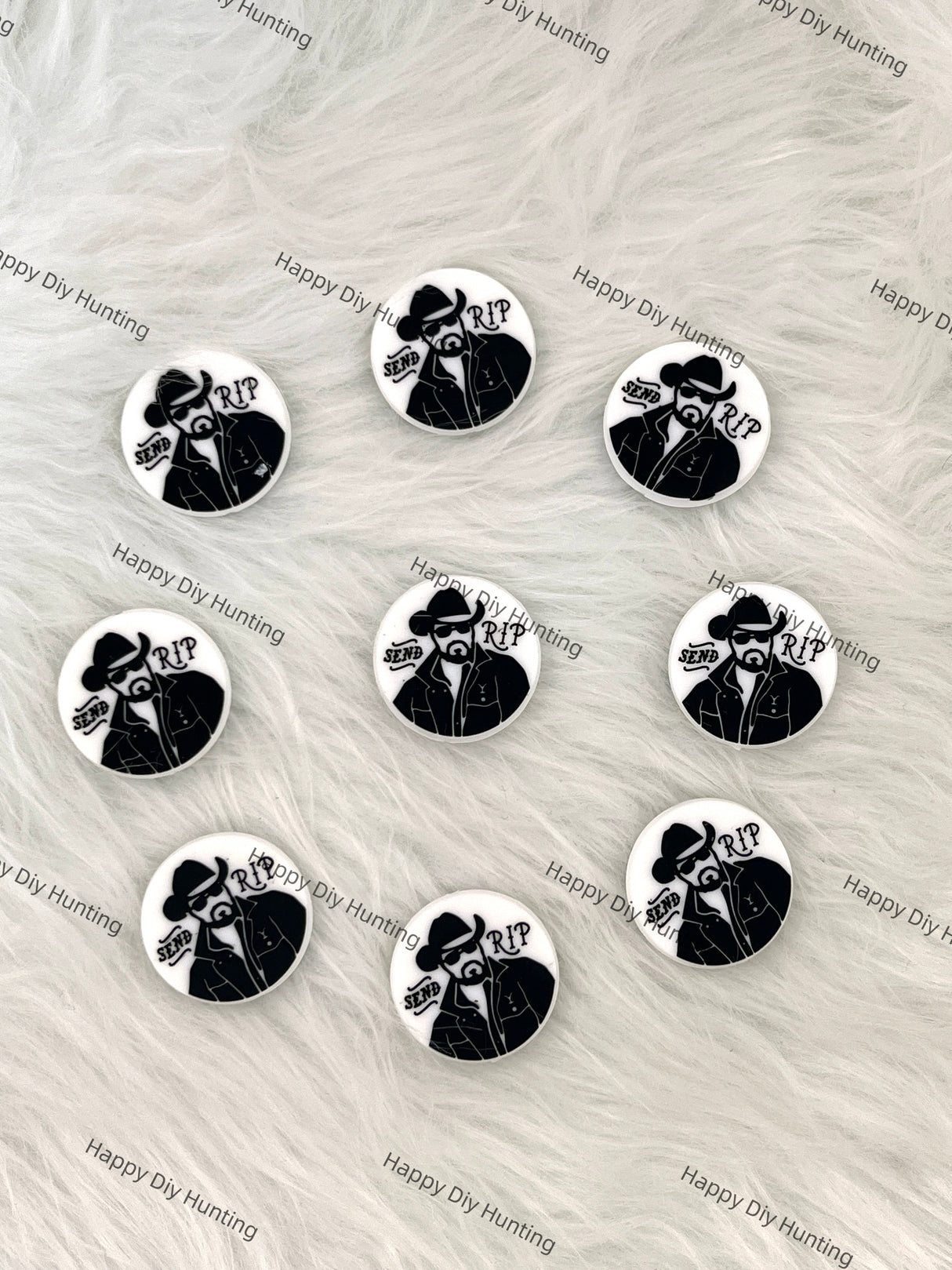 SEND RIP Silicone Focal Beads Wholesale