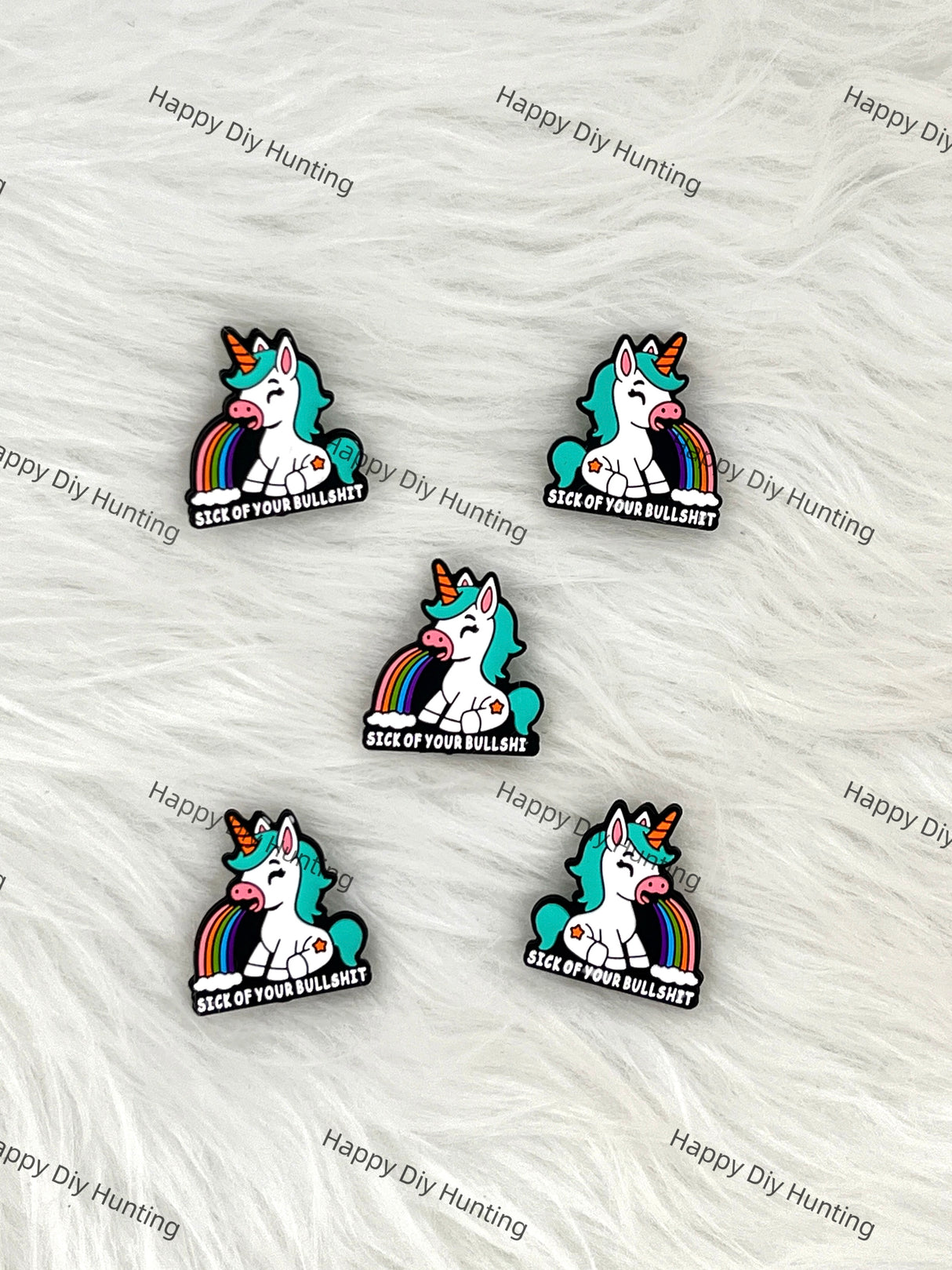 Sick Of Your Bullshi Silicone Focal Bead