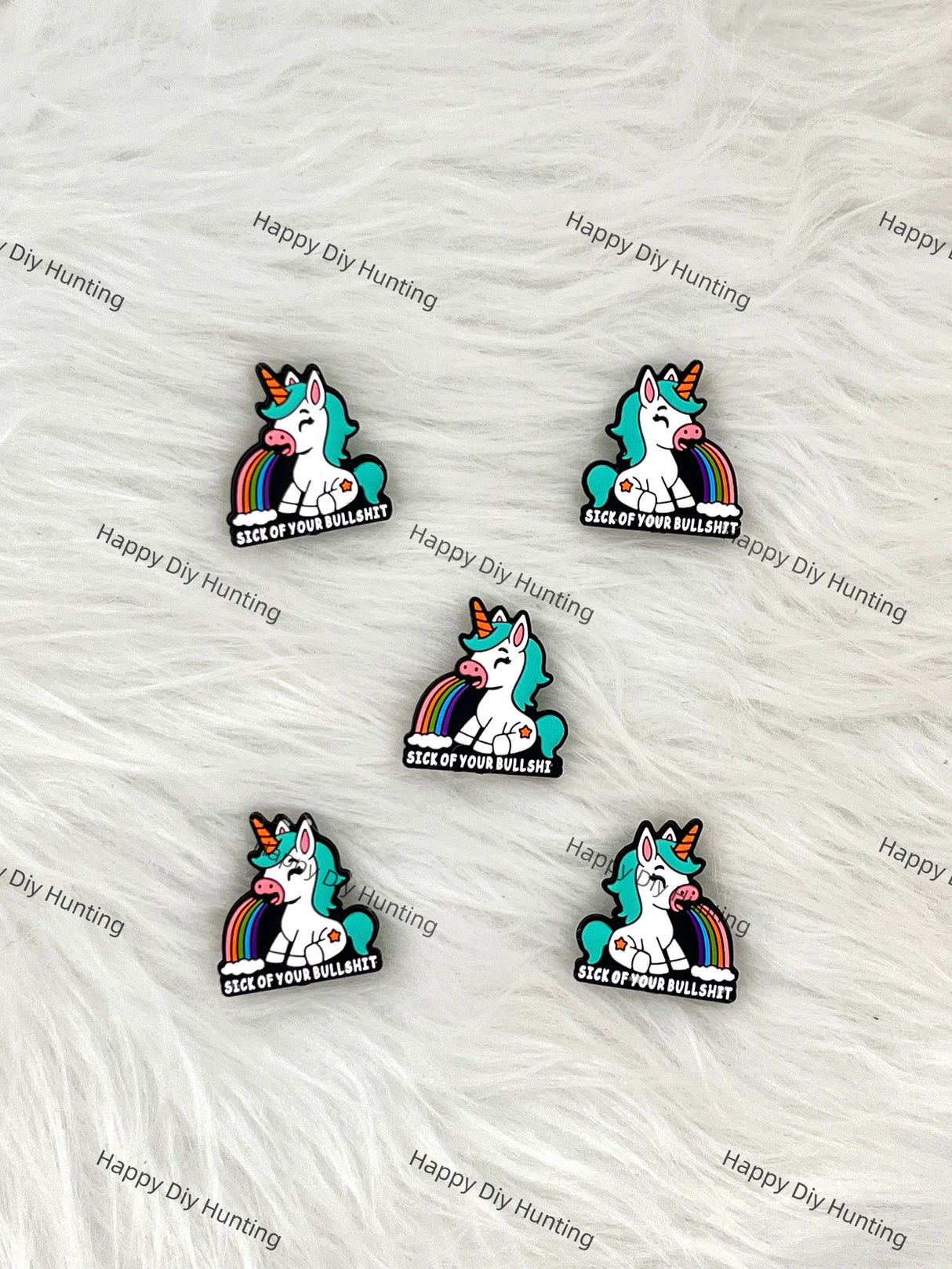 Sick Of Your Bullshi Silicone Focal Bead