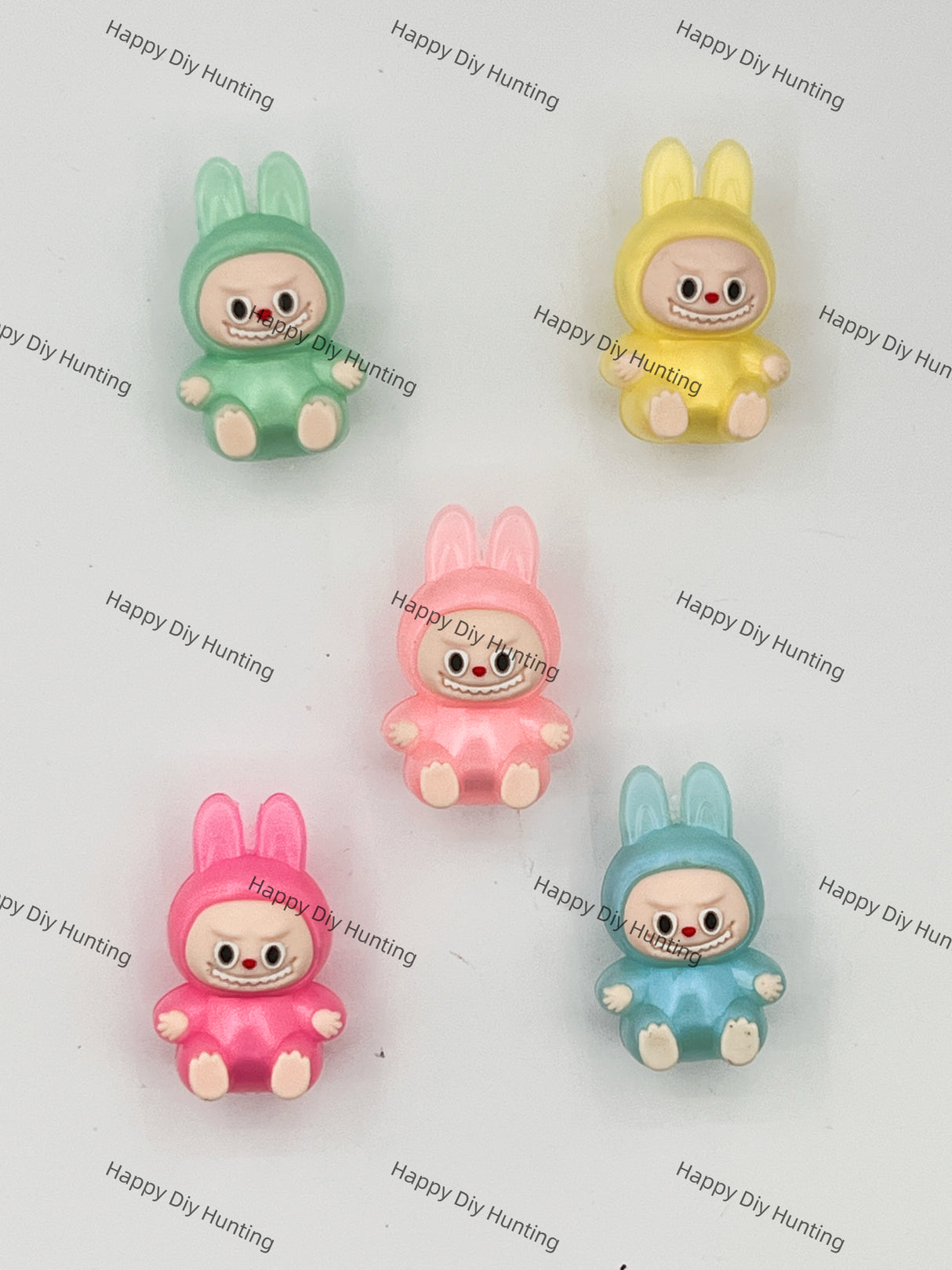 Sitting Labubu Silicone Focal Beads Wholesale, silicone focal beads for pens