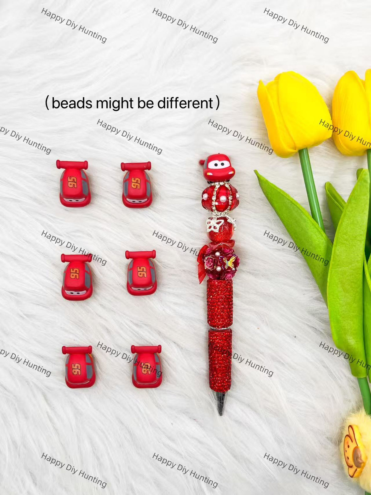 Small McQueen Tsumtsum(No Hole)