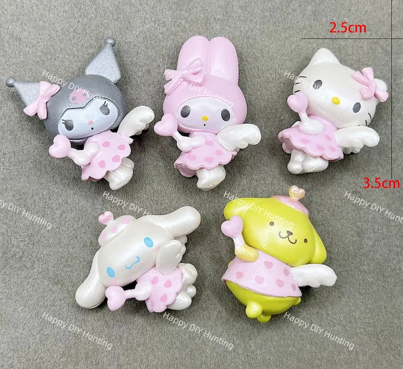 2.5cm / 3.5cm Angel Heart Pen Topper Fits Most Regular Pens