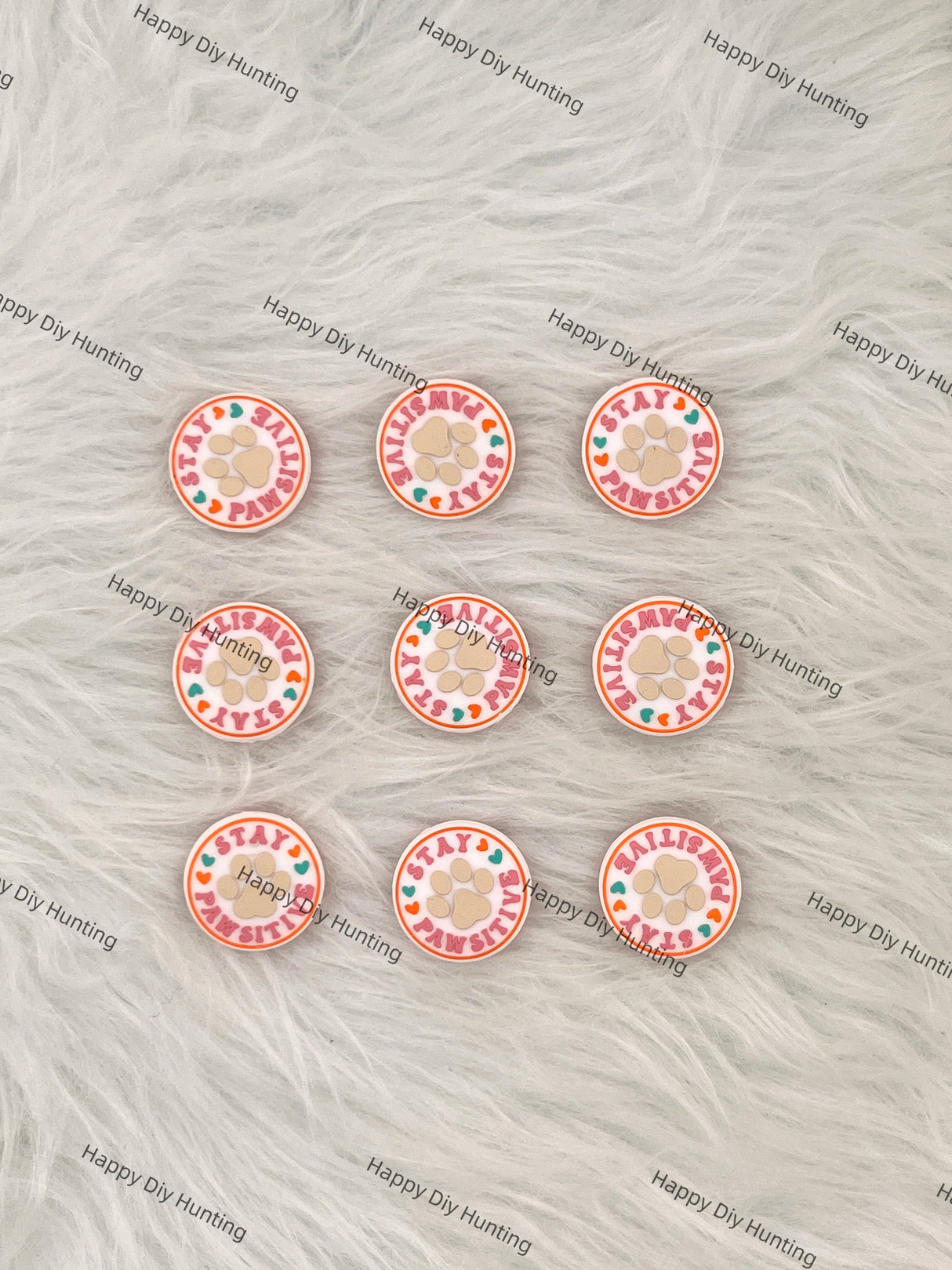 Stay Pawsitive Focal Beads Wholesale