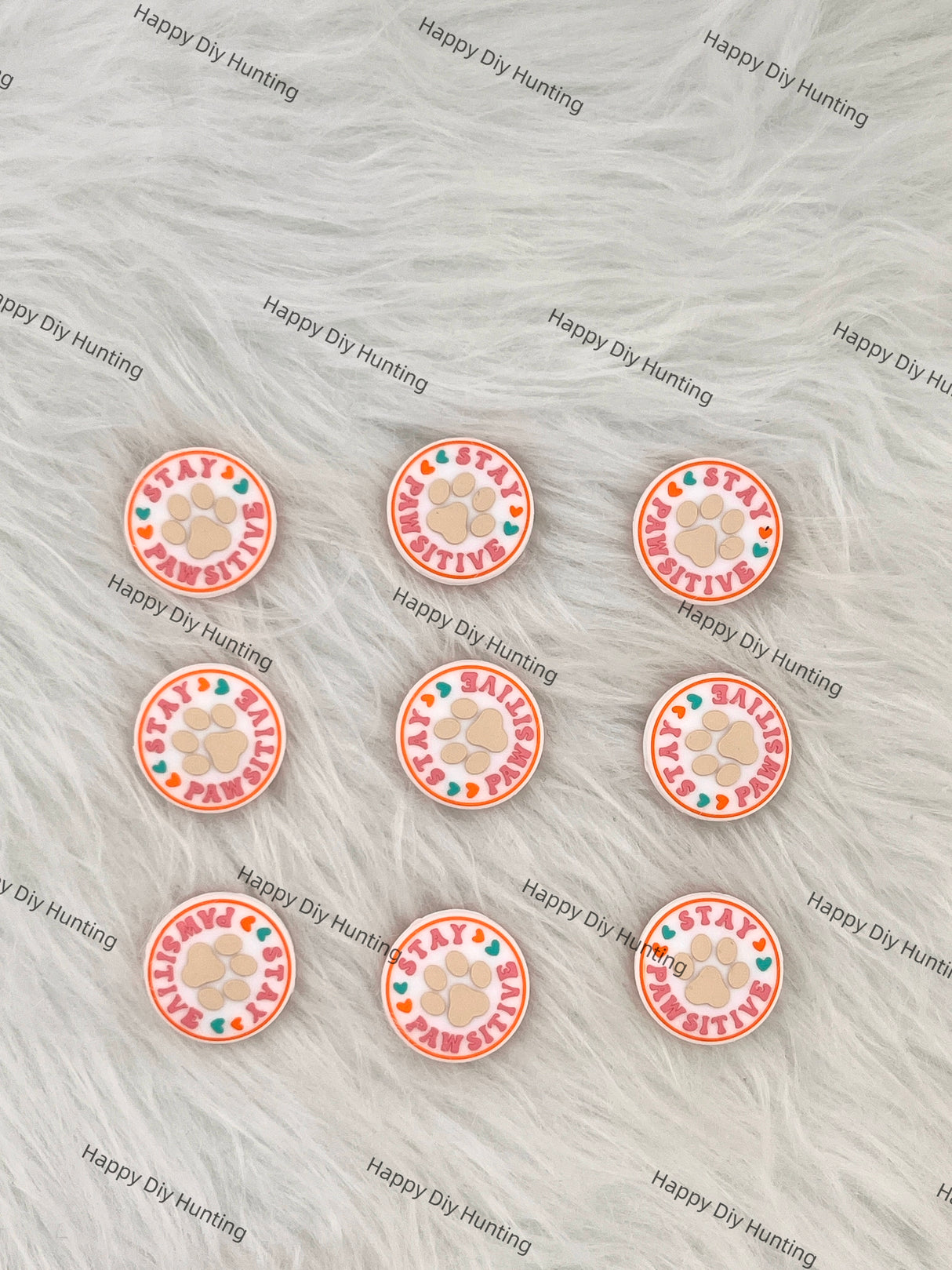 Stay Pawsitive Focal Beads Wholesale