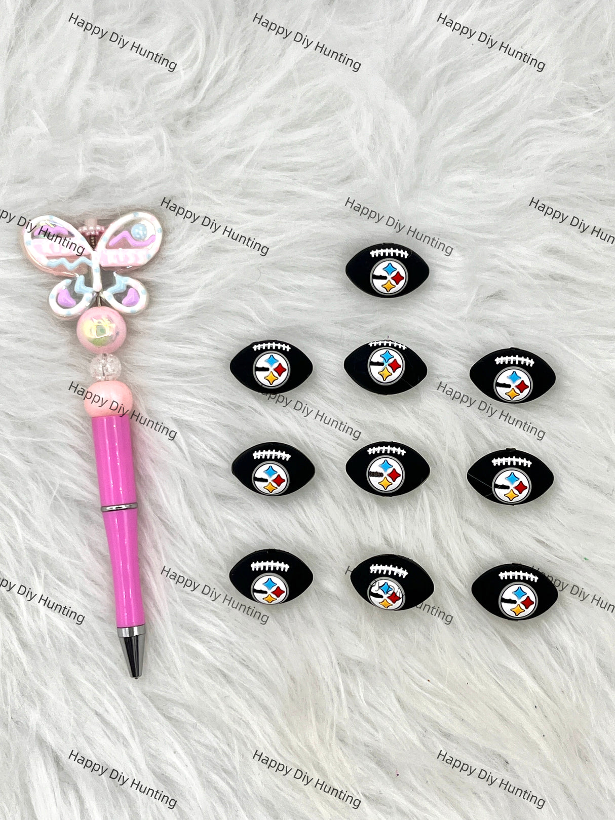 Sports Team Silicone Focal Beads Wholesale, silicone focal beads for pens