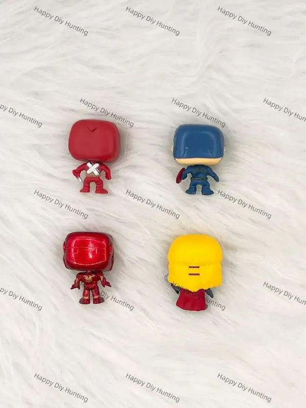 PVC Stylized Hero Figure Pen Top for Handmade Craft Decoration