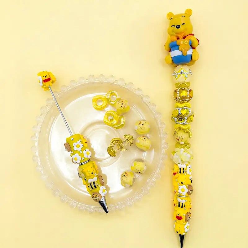 Sunny Yellow Bear Beadable Pen Kit