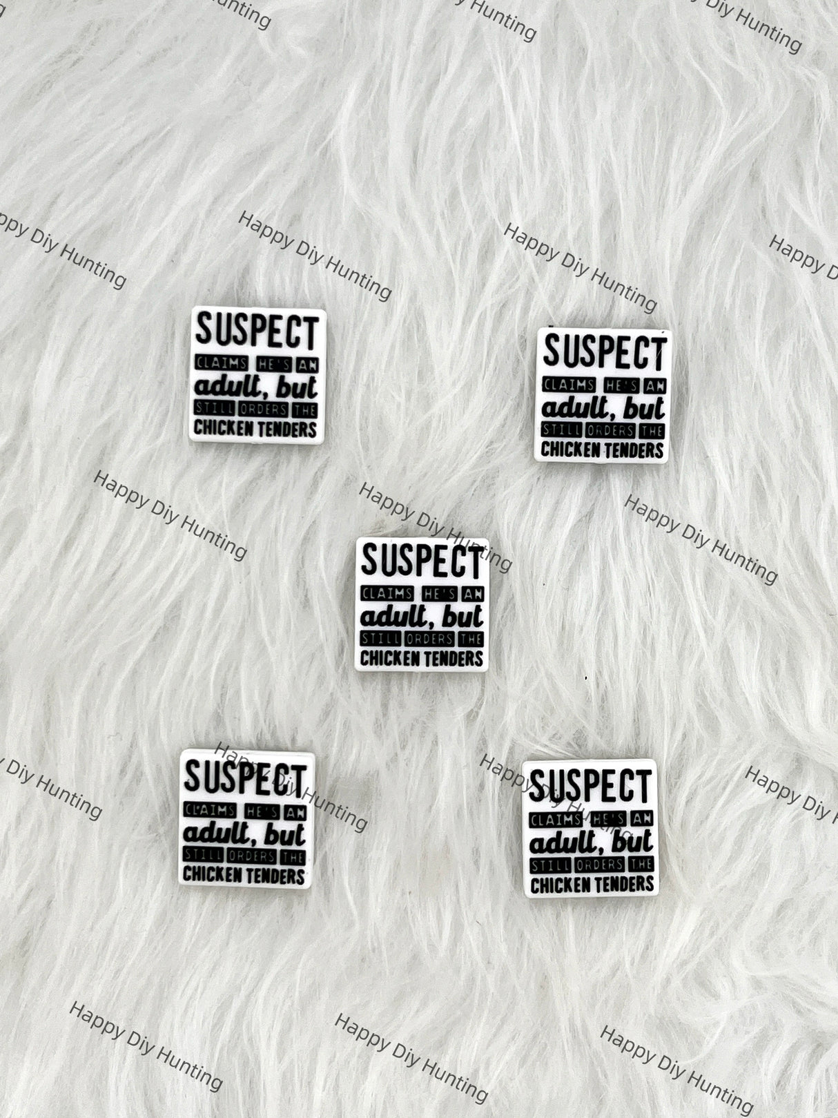 Suspect Adult, But Chicken Tenders Silicone Focal Beads