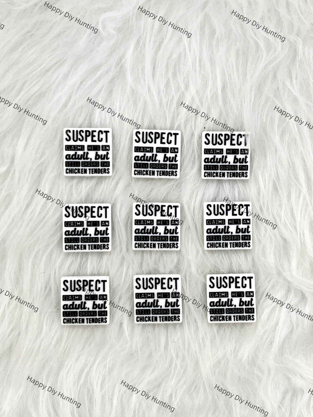 Suspect Adult, But Chicken Tenders Silicone Focal Beads