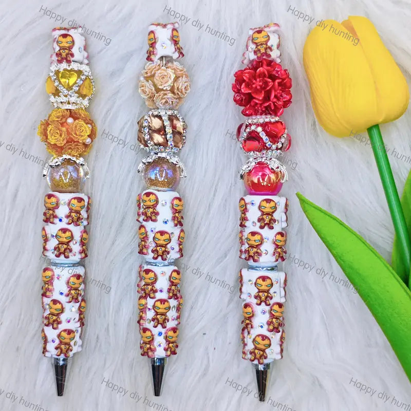 The Armored Avenger Beadable Pens Wholesale, Beadable Pens Supplies2