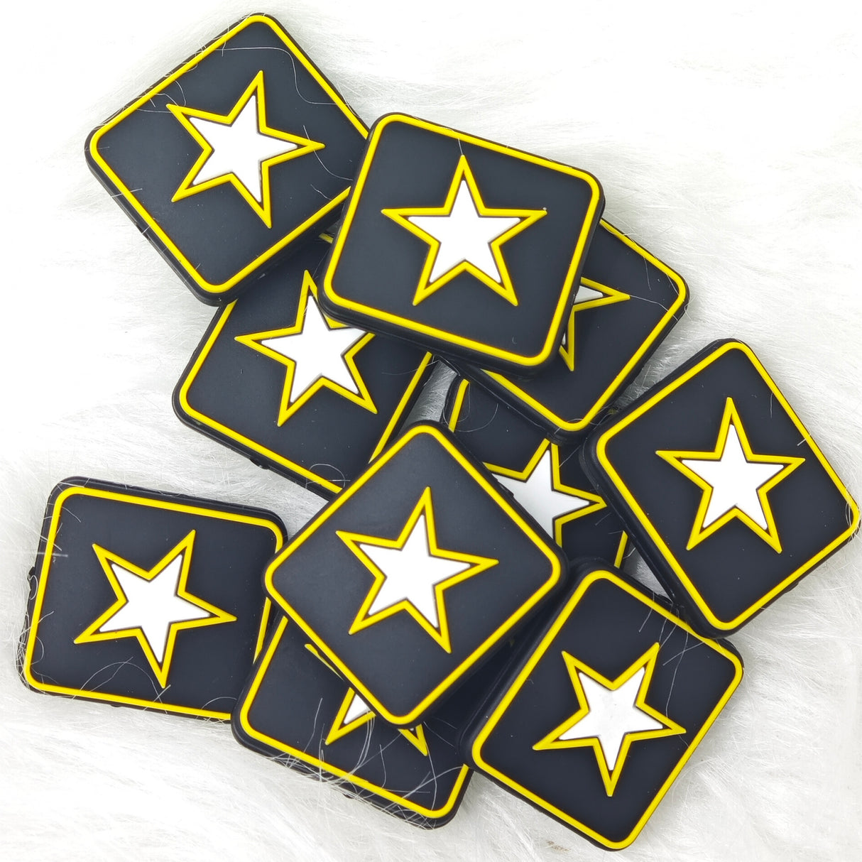 The star Silicone Focal Beads, pattern Focal Beads