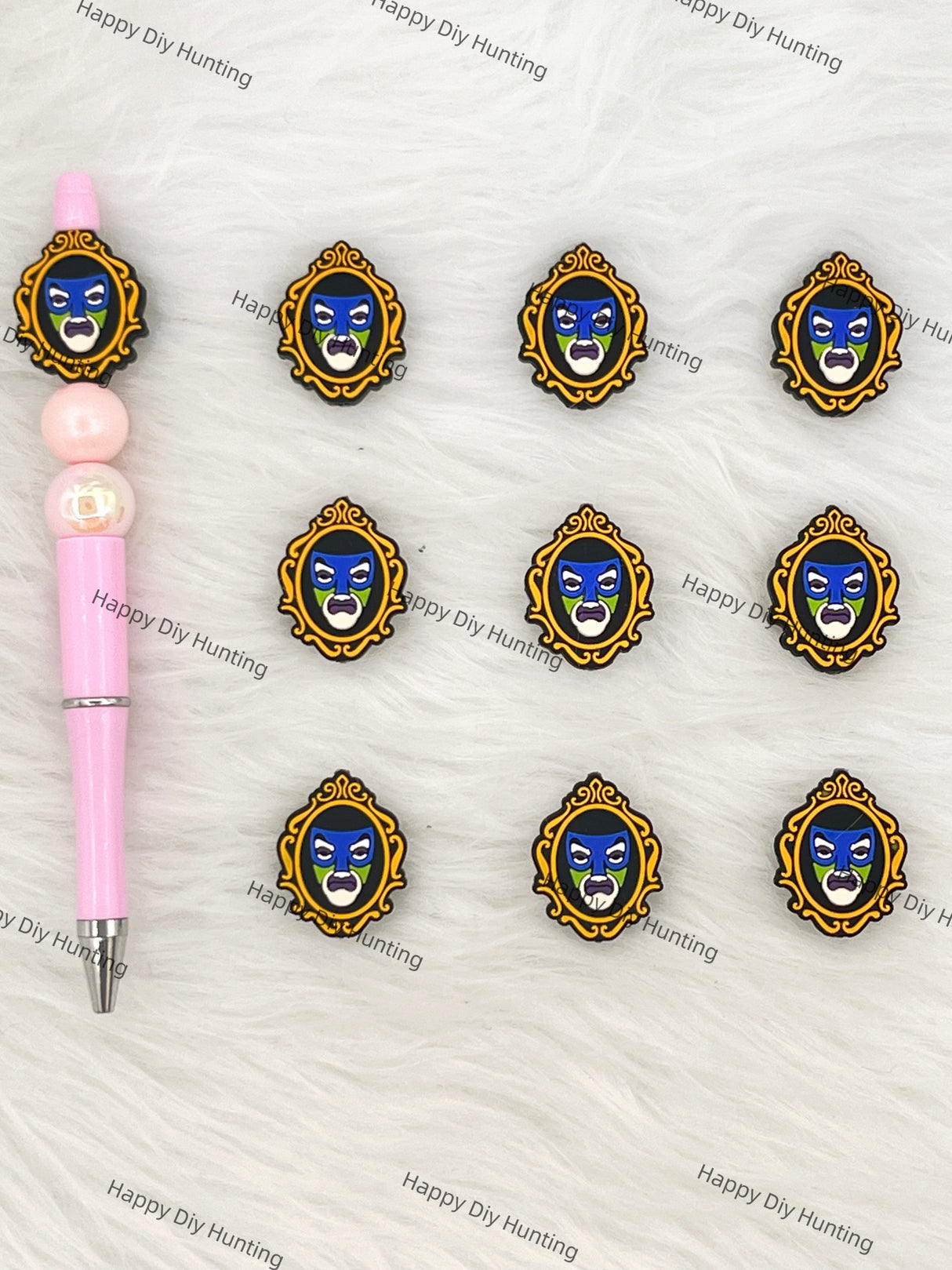 V For Vendetta Silicone Focal Beads Wholesale, silicone focal beads for pens