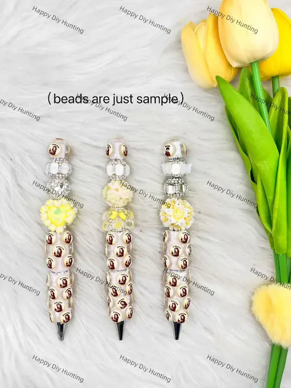 DIY Matching Combination of Metal Bead Pen & Handmade Bead Accessories