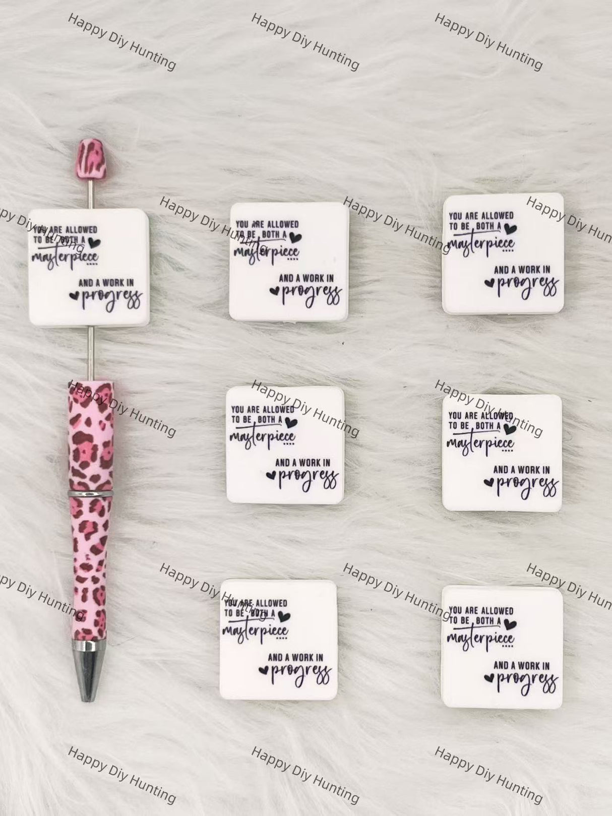 You Are Allowed To Be Both A Masterpiece And A Work In Progress Silicone Focal Beads Wholesale, silicone focal beads for pens