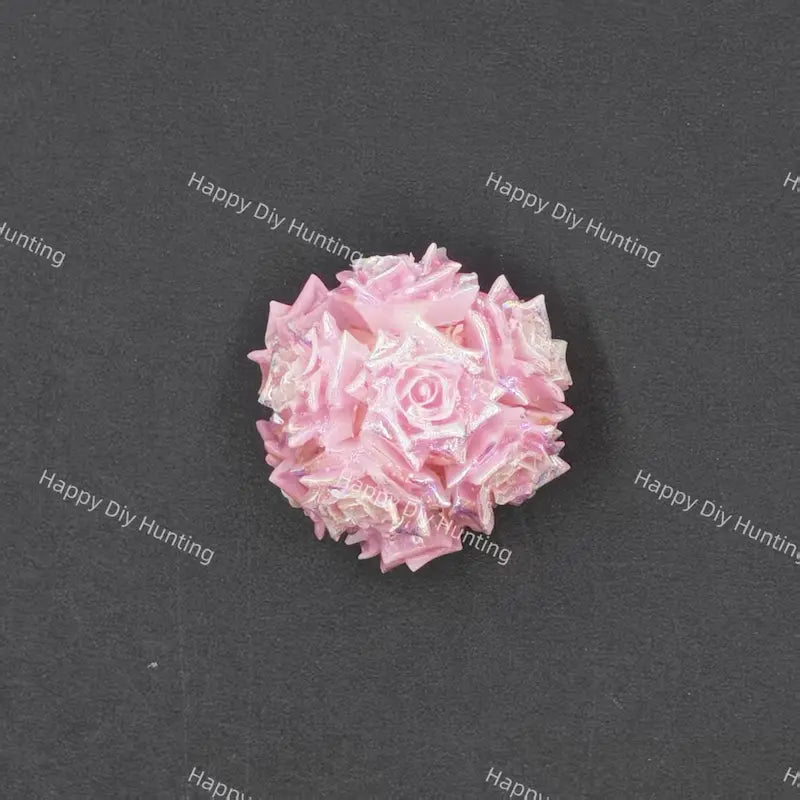 20mm 3D Flower Acrylic Beads for DIY Beadable Pens & Jewelry