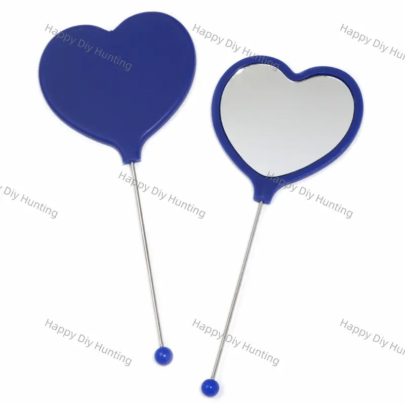 Multicolor Heart Mini Mirror Pocket Handheld Mirrors