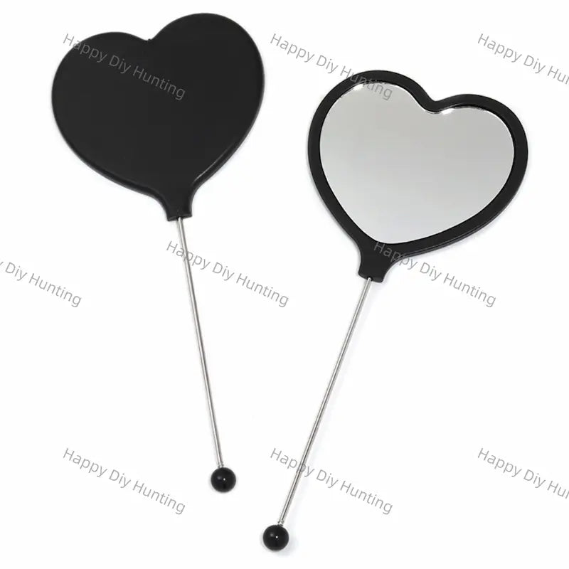 Multicolor Heart Mini Mirror Pocket Handheld Mirrors