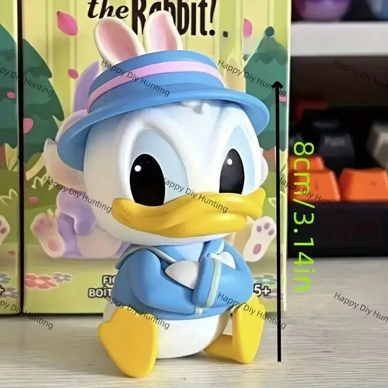 No Hole Cartoon Duck Pen Toppers size display 8cm PVC charms match acrylic rhinestone beads for DIY beadable pens - happy diy hunting