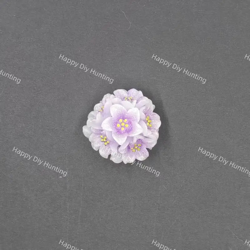 22mm 3D Flower Acrylic Beads for DIY Beadable Pens & Jewelry