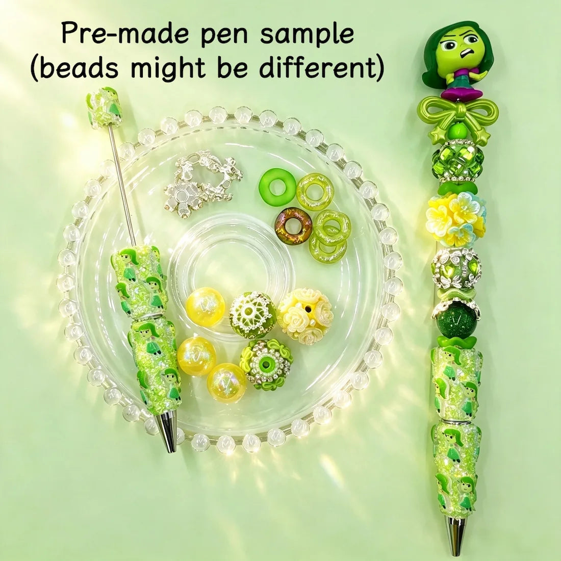 emotion cartoon character pen toppers no hole size view for diy beadable pens craft supplies