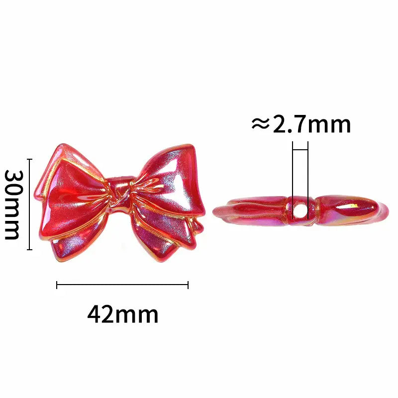 Beadble Acrylic Bow Acrylic Beads