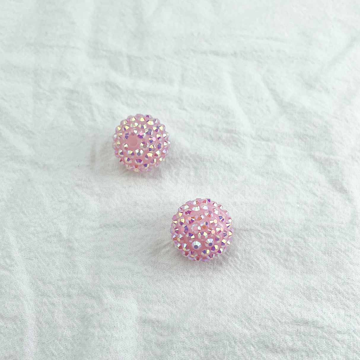 20MM Bling Bling Sparkling Rhinestones Beads, Acrylic Beads, Jelly Beads