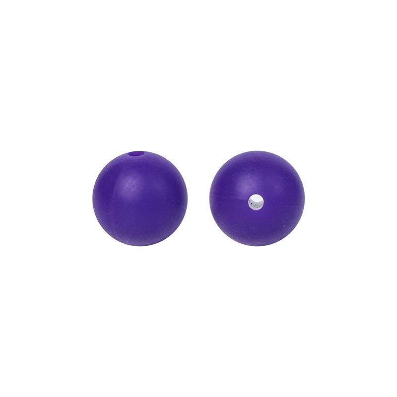 15mm Solid Color Round Silicone Beads 15mm