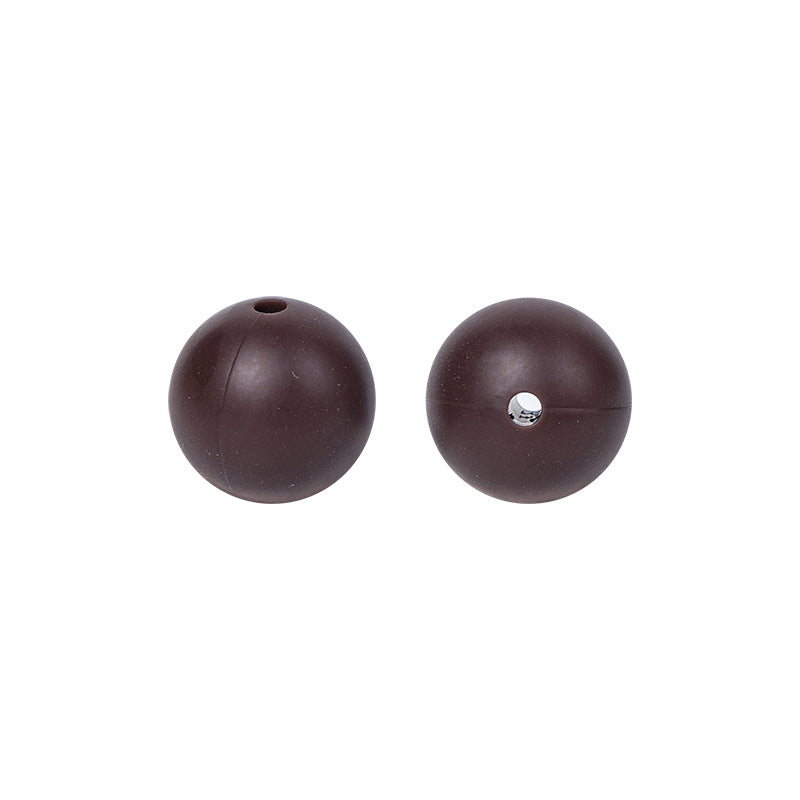 15mm Solid Color Round Silicone Beads 15mm