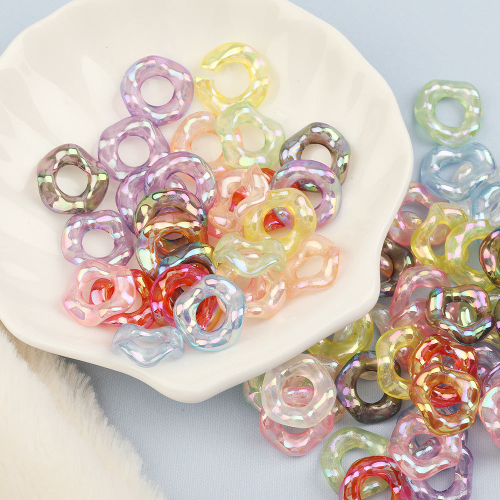 What size should spacer beads be used in silicone beading