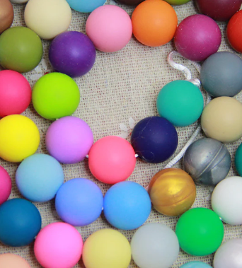What size cord is suitable for silicone focus beads?