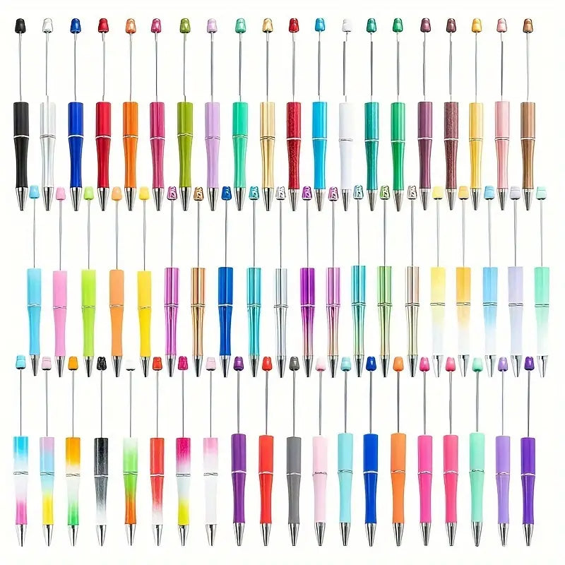 solid color plastic beadable pen blanks for DIY crafts