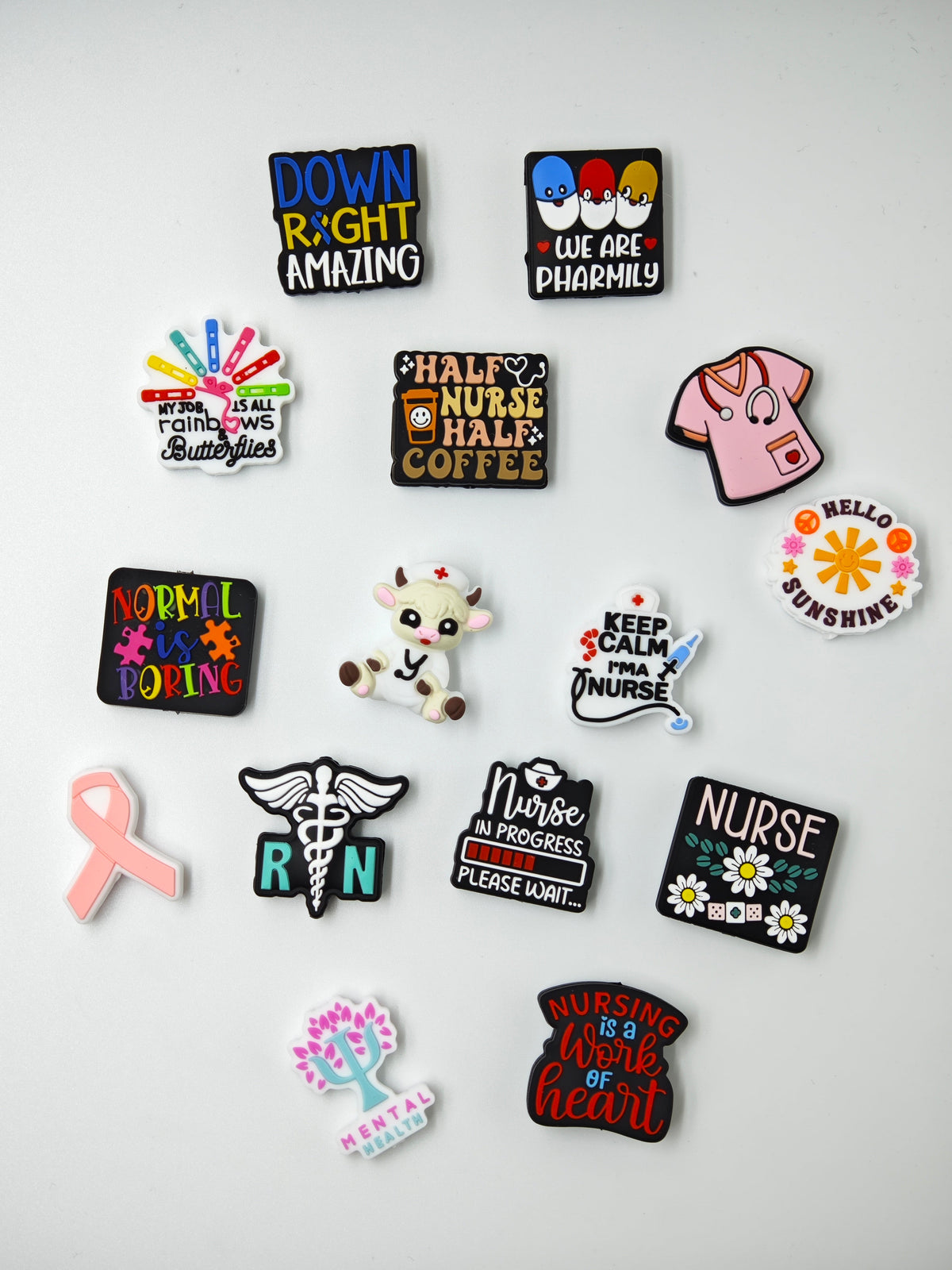 Nursing/Medical Silicone Focal Beads