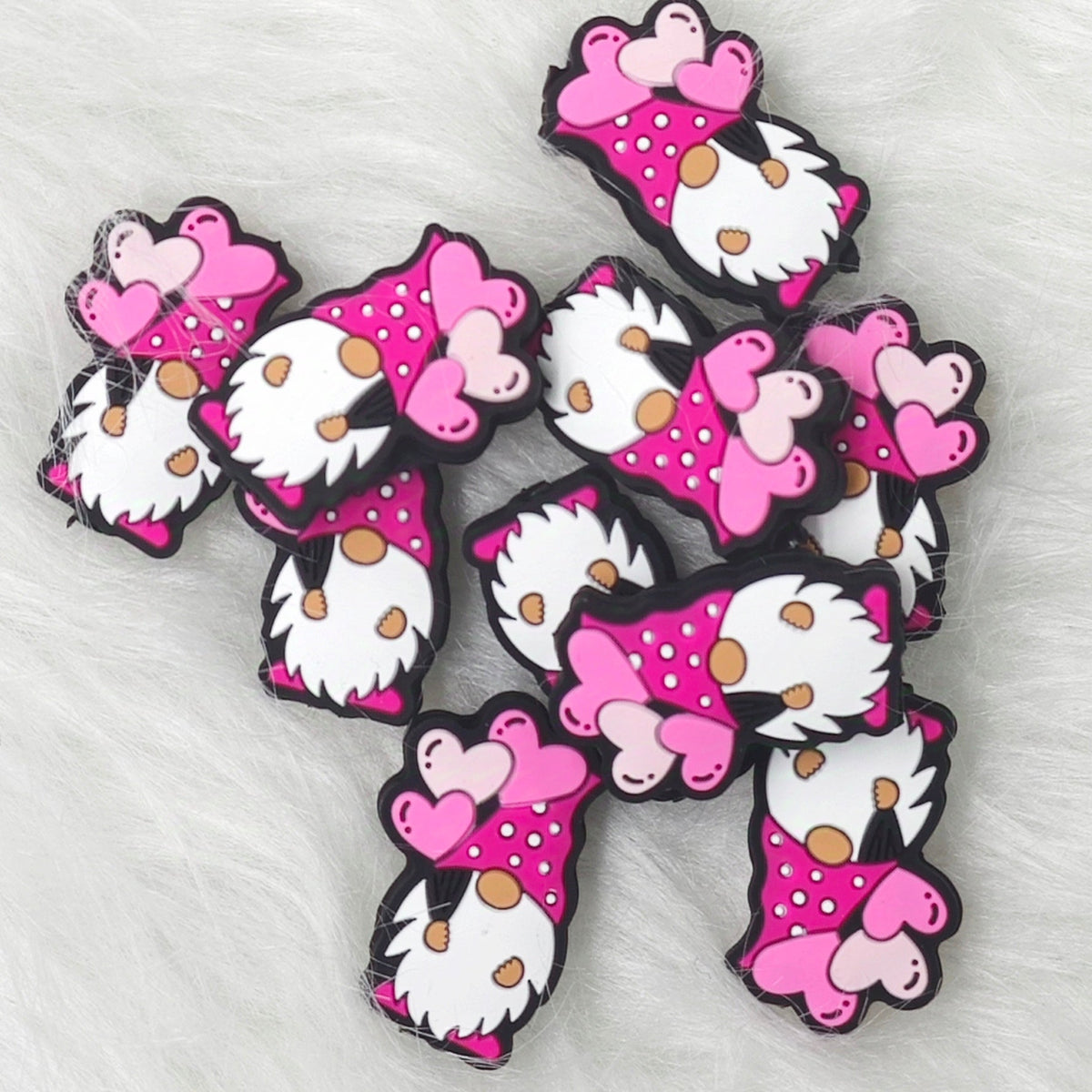Gnomes Silicone Focal Beads