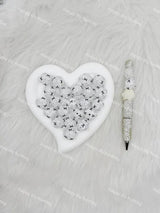 White Fancy V*L Designer Beads DB-001