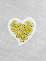 Yellow Fancy L*V Designer Beads DB-005