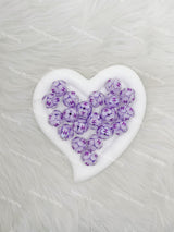 Purple Fancy CC Designer Beads DB-006