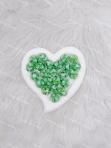 Green Fancy CC Designer Beads DB-007