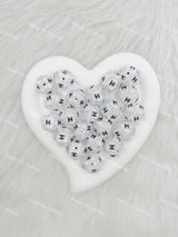 White Fancy CC Designer Beads DB-025